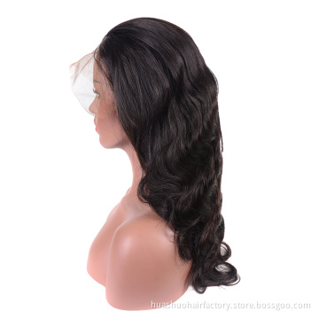 Wholesale Cheap Pre Plucked Natural Body Wave Human Hair 360 Lace Wig For Black Women